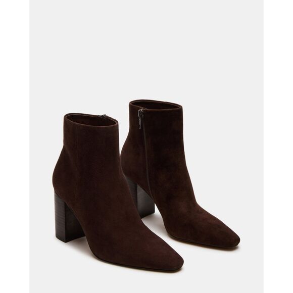 ***SOLD*** STEVE MADDEN Aidan Brown Suede Ankle Boots - Size 8M - Picture 2 of 14